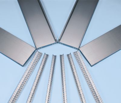 Baukasten-Fachboden, Breite 1000 mm, VE 5 Stk - Tiefe 500 mm Traglast 350 kg, kunststoffbe Preisvergleich