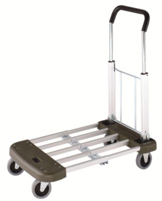 no name Alu-Rollwagen - klappbar, Tragf&auml;higkeit 150 kg Ma&szlig;e geklappt LxBxH 570 x 440 x 240 mm