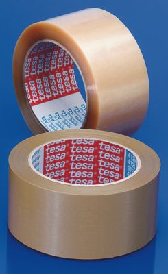 no name Verpackungsklebeband - tesa 4124 PVC, f&uuml;r mittelschwere Kartonagen VE 36 Rollen, transparent