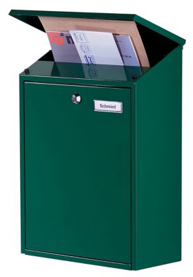 no name Gro&szlig;raum-Briefkasten - Stahlblech, pulverbeschichtet anthrazit RAL 7016