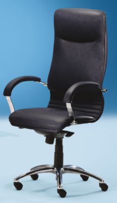 no name Leder-Drehsessel - R&uuml;ckenlehnenh&ouml;he 770 mm beige