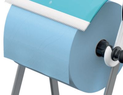 no name Putzpapierrolle - Hybrid-Qualit&auml;t 2-lagig, blau, Blattgr&ouml;&szlig;e 235 x 340 mm, VE 1 Rolle