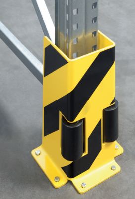 no name Anfahrschutz mit Leitrollen - HxBxT 400 x 160 x 160 mm U-Profil