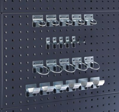 Werkzeughalter-Set - 21-teilig 5 Haken Haltestifte, 10 Rundhalter, 6 Rohrhalter Preisvergleich