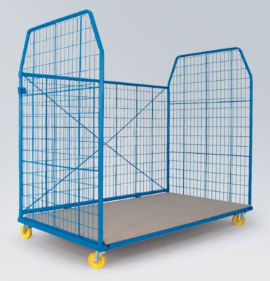 Stapelbox UNIVERSAL 2010 - Seitengitter und R&uuml;ckwand, Maschenweite 50 x 100 mm BxHxT 1200  Preisvergleich