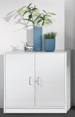 Fl&uuml;gelt&uuml;rschrank - 2 Ordnerh&ouml;hen alusilber / Buche-Dekor Preisvergleich