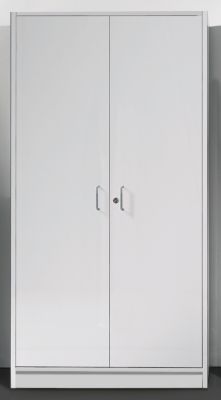Fl&uuml;gelt&uuml;rschrank - 4 Ordnerh&ouml;hen alusilber / Buche-Dekor Preisvergleich