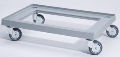 no name Transportroller f&uuml;r Euro-Stapelbeh&auml;lter - LxB 600 x 400, Tragf&auml;higkeit 150 kg Rad-&Oslash; 75 mm