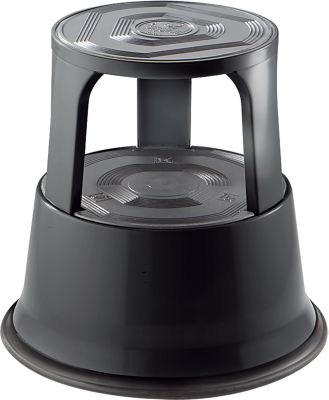 Rollhocker, &Oslash; unten 440 mm - aus Stahlblech schwarz, ab 3 Stk Preisvergleich
