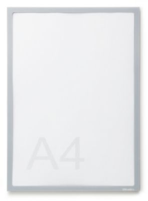 Infotasche, magnetisch - DIN A4, HxB 225 x 312 mm grau, VE 5 Stk Preisvergleich