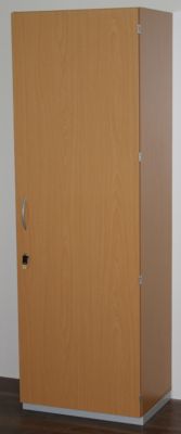 Fl&uuml;gelt&uuml;renschrank office akktiv - HxBxT 1864 x 615 x 440 mm, 4 Fachb&ouml;den Buche-Dekor mit  Preisvergleich