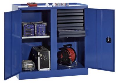 Werkzeug- und Beistellschrank Serie ST - BxT 1000 x 500 mm, 4 Schubladen, 1 Fachboden, 1 M Preisvergleich