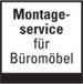<B>Montageservice</B><br/>Dieses Zeichen kennzeichnet den Montage Service für Büromöbel.