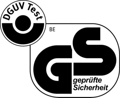 <B>Geprüfte Sicherheit</B><br/>Hierbei handelt es sich um ein Prüfzeichen. GS steht für geprüfte Sicherheit.