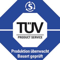 <B>Geprüfte Sicherheit</B><br/>Dieses Produkt hat eine vollständige Produktprüfung bestanden. Die Fertigungsstätte wird regelmäßig überwacht.