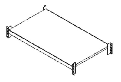 Weitspannregal-Fachebene komplett mit Einlegeboden - Traversenl&auml;nge 2700 mm Tiefe 600 mm,  Preisvergleich