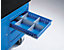 Kit de compartimentation pour tiroirs - hauteur 48, 78, 108, 168 mm - 1 séparation longitudinale et 4 transversales