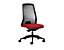 Bürodrehstuhl  EVERY | Harte Rollen | Schwarz-Enzianblau | Sitzhöhe 430 mm | interstuhl