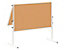 MAUL Moderationstafel - klappbar, Papierfarbe Weiß