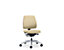 Bürodrehstuhl GOAL | Weiche Rollen | Brillantsilber-Graphitschwarz | Sitztiefe 410 mm | interstuhl