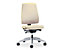 Bürodrehstuhl GOAL | Harte Rollen | Brillantsilber-Enzianblau | Sitzhöhe 410 mm | interstuhl