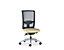 Bürodrehstuhl GOAL AIR | Harte Rollen | Brillantsilber-Enzianblau | Sitzhöhe 390 mm | interstuhl