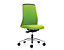 Bürodrehstuhl  EVERY | Chillback-Rückenlehne schwarz | Harte Rollen | Silber -Graphitschwarz | Sitzhöhe 430 mm | interstuhl