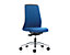Bürodrehstuhl  EVERY | Chillback-Rückenlehne schwarz | Weiche Rollen | Silber -Eisengrau | Sitzhöhe 430 mm | interstuhl