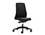 Bürodrehstuhl  EVERY | Chillback-Rückenlehne | Weiche Rollen | Schwarz -Eisengrau | Sitzhöhe 430 mm | interstuhl