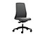 Bürodrehstuhl  EVERY | Chillback-Rückenlehne | Weiche Rollen | Schwarz -Eisengrau | Sitzhöhe 430 mm | interstuhl