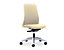 Bürodrehstuhl  EVERY | Chillback-Rückenlehne weiß | Harte Rollen | Brillantsilber -Graphitschwarz | Sitzhöhe 430 mm | interstuhl