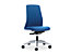 Bürodrehstuhl  EVERY | Chillback-Rückenlehne weiß | Harte Rollen | Brillantsilber -Graphitschwarz | Sitzhöhe 430 mm | interstuhl