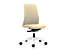interstuhl Operator-Drehstuhl EVERY, Chillback-Rückenlehne weiß - Gestell weiß, mit weichen Rollen, Sitztiefe 430 mm