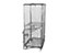 E.S.B. Antidiebstahlbehälter mit Stahl-Rollplatte, mit Zwischenboden, mit 1 Tür 