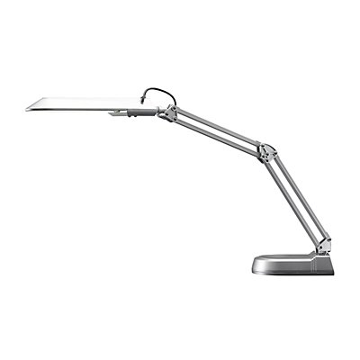 Schreibtischlampe ECOSTAR, Gesamthöhe 705 mm, silber 
