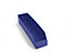 Bac de stockage pliant en plastique - L x l x h 450x100x100 mm - bleu, lot de 25