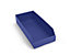 Bac de stockage pliant en plastique - L x l x h 450 x 200 x 100 mm - bleu, lot de 25