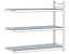 Schulte weißspannregal, mit Stahlboden, Höhe 2000 mm - Spannweiße 2500 mm, Tiefe 400 mm