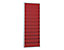 Eichner Planungstafel, mit 10 Schienen - zweireihig, HxBxT 1280 x 554 x 74 mm, rot