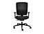 Bürodrehstuhl SHAPE ECONOMY2 | Vollposter-Rückenlehne | Schwarz | Rückenlehnenhöhe 570 - 640 mm | Dauphin 