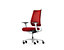 Bürodrehstuhl X-CODE, Gestell aus Aluminium, rot 