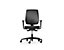 Bürodrehstuhl SPEED-O, Rückenlehne mit Netzbespannung, ohne Armlehnen, schwarz 