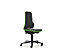 NEON Arbeitsdrehstuhl, mit Rollen, Sitzmaterial Integralschaum, ESD, Flexband grün 