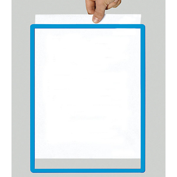 Image of Rahmen mit Klarsichtfolie - Papierformat A3 VE 10 Stk blau