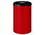 Corbeille à papier de sécurité - capacité 110 l, hauteur 710 mm - rouge feu