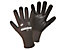 Handschuhe FOAM BLACK, grau / schwarz, VE 12 Paar, Größe 8