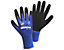 Handschuhe NITRIL AQUA, blau / schwarz, VE 12 Paar, Größe 10