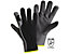 Handschuhe DIAMOND GRIP, grau / schwarz, VE 12 Paar, Größe 8