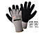 Handschuhe GLETSCHER-GRIP - grau / schwarz, VE 12 Paar