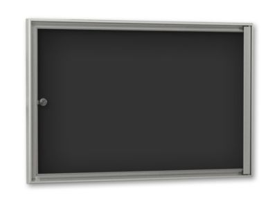 Image of Schaar-Design Schaukasten für den Innenbereich - Außentiefe 27 mm - für DIN A2 Rückwand grau